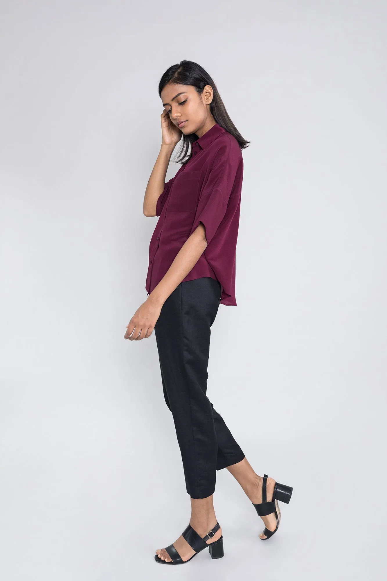 Boxy Silk Top