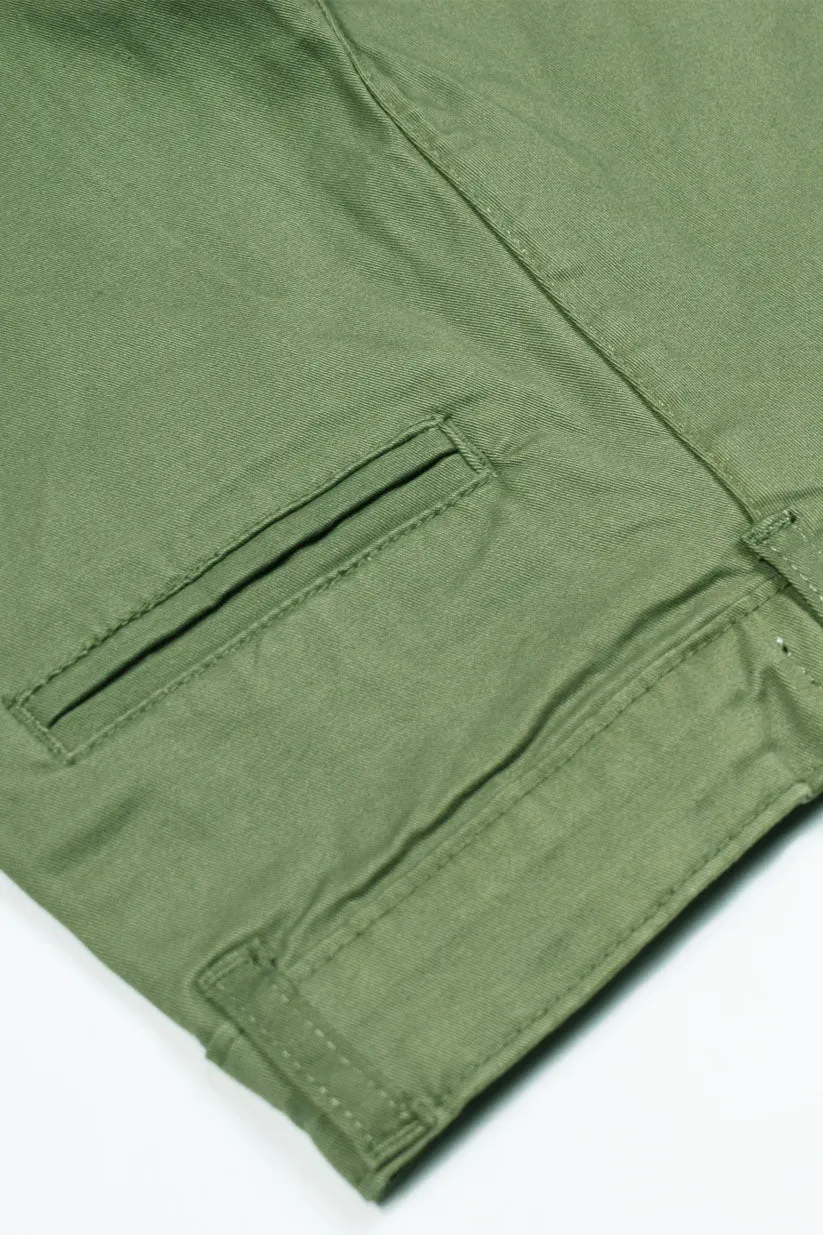 BOYS COTTON PANT - OLIVE
