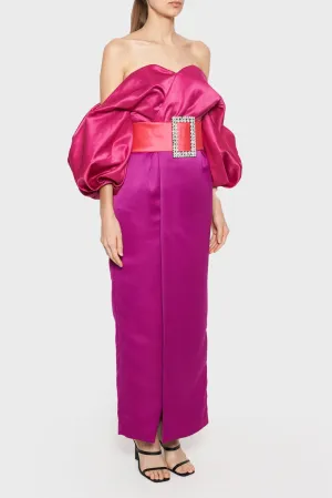 Breanna Drop Sleeve Gown