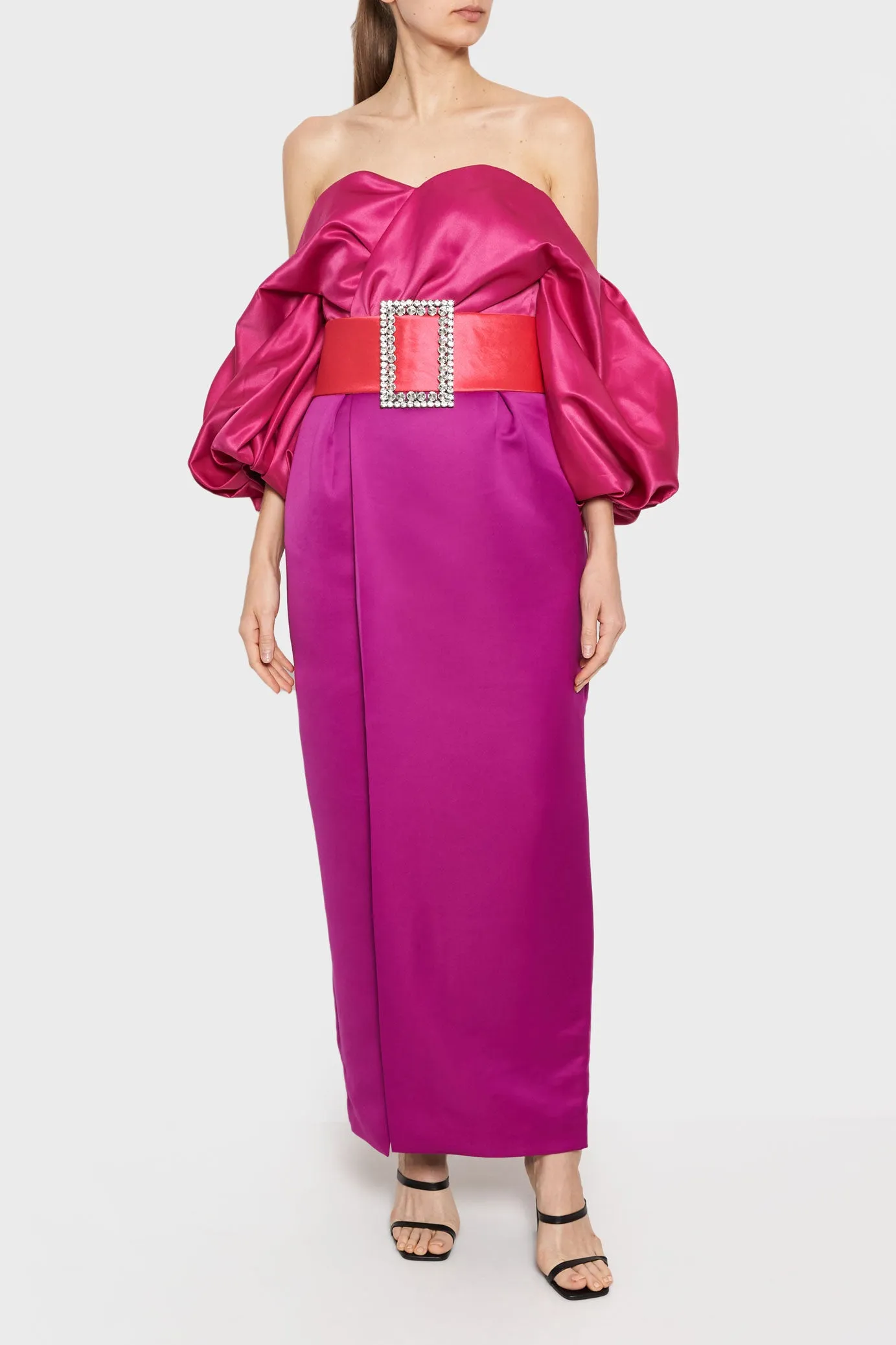 Breanna Drop Sleeve Gown