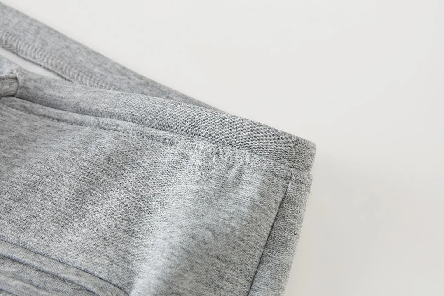 Casual Solid Straight Leg Trousers with Elastic Waist for Women