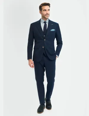Cavani – Tropez Navy Blue 3 Piece Suit Tailored Fit