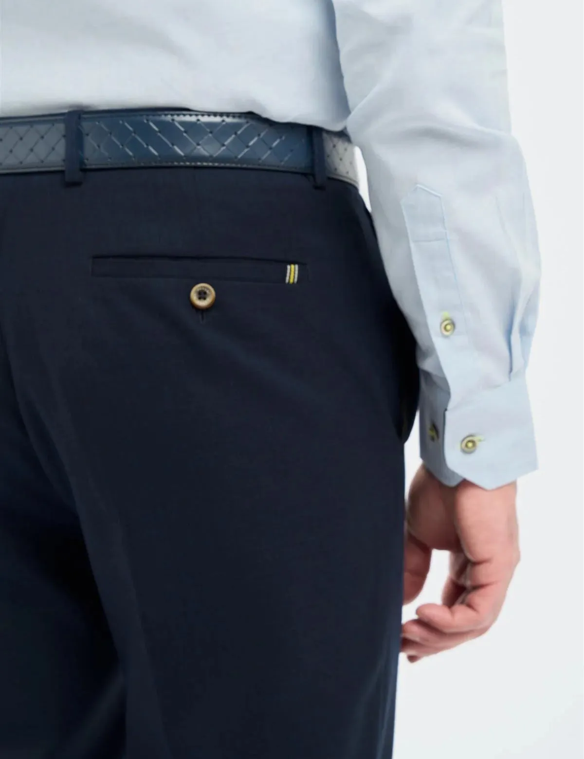 Cavani – Tropez Navy Blue 3 Piece Suit Tailored Fit