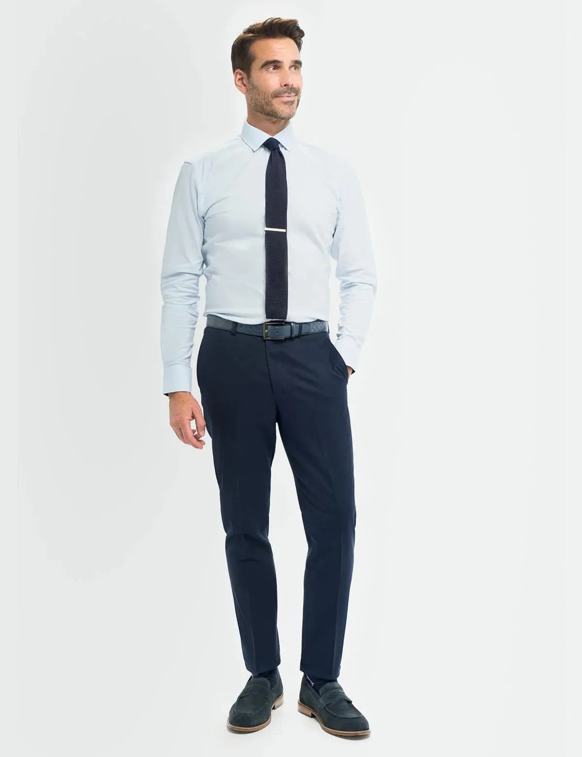 Cavani – Tropez Navy Blue 3 Piece Suit Tailored Fit