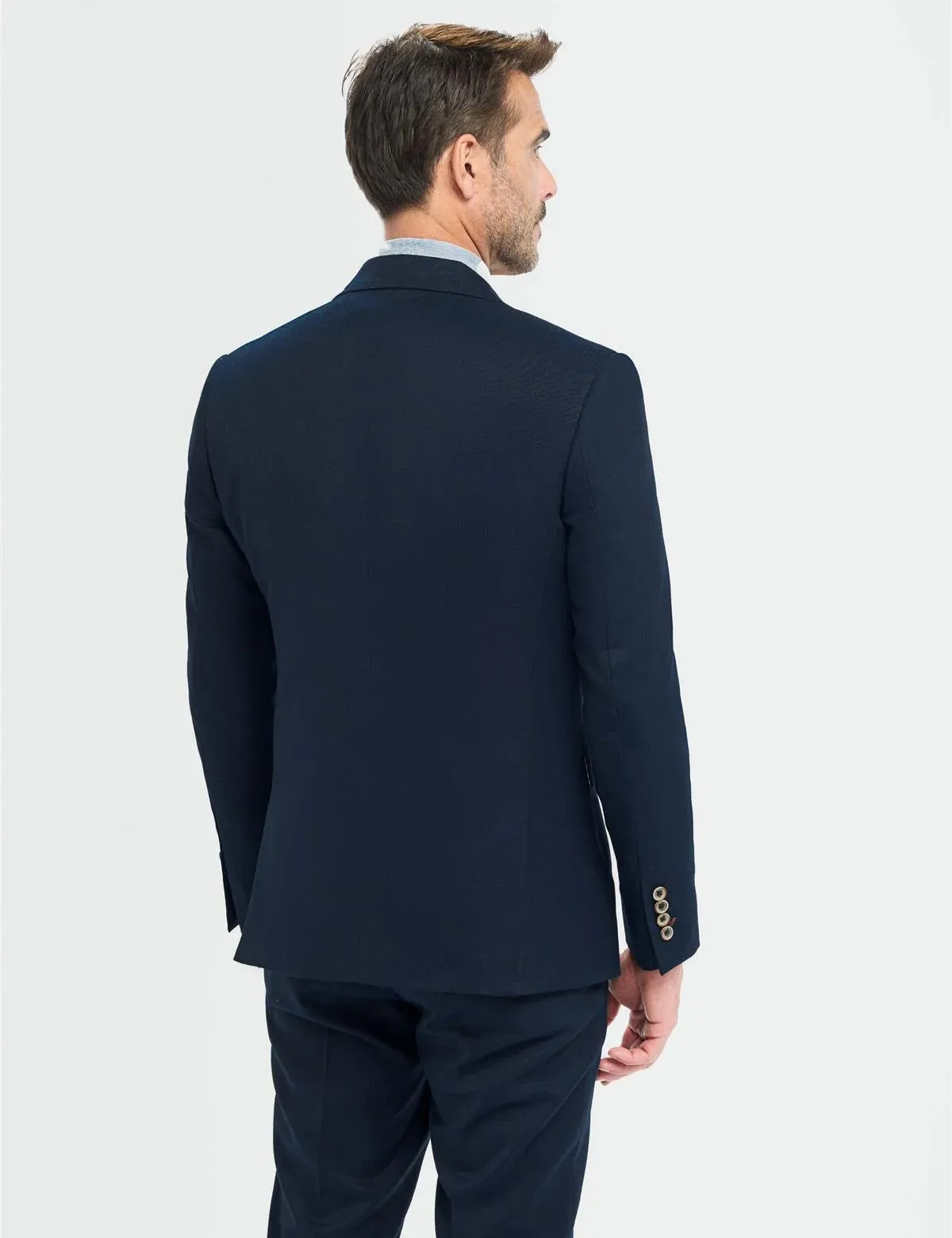 Cavani – Tropez Navy Blue 3 Piece Suit Tailored Fit