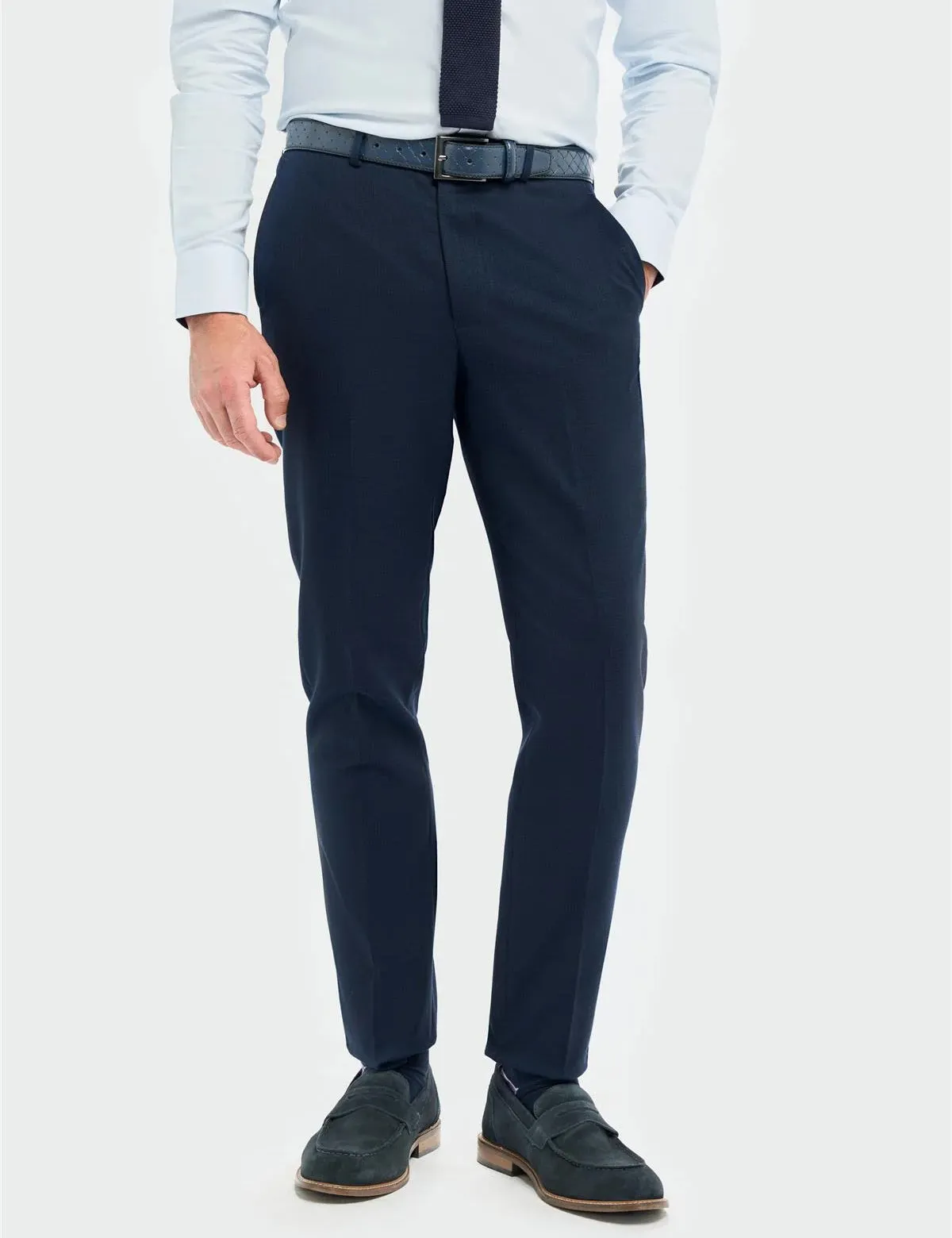 Cavani – Tropez Navy Blue 3 Piece Suit Tailored Fit