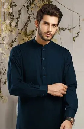 Cerulean Charm: Persian Blue Shalwar Kameez Set