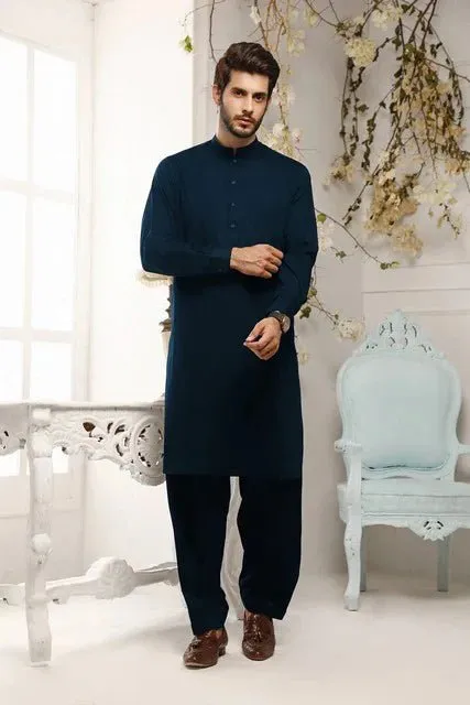 Cerulean Charm: Persian Blue Shalwar Kameez Set