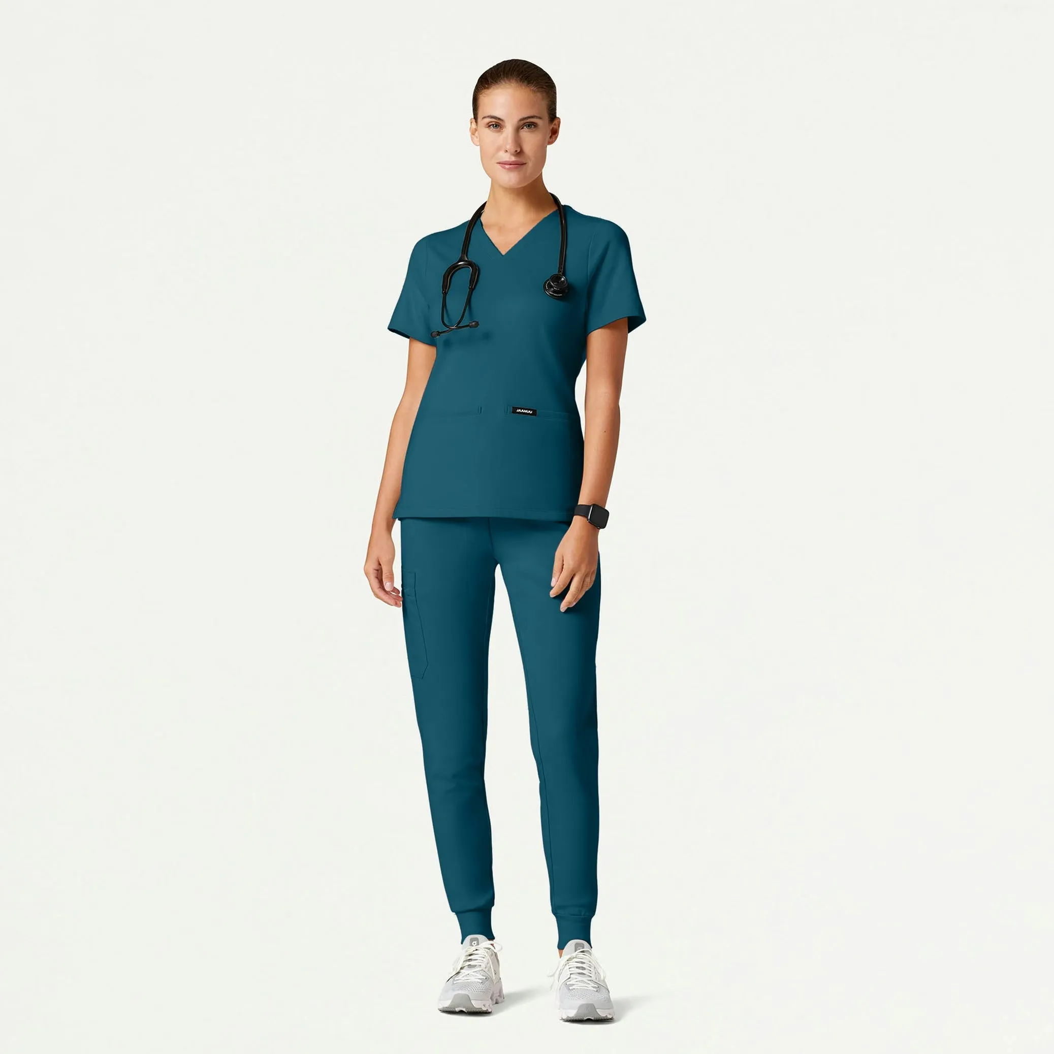 Cesi Slim ULTRAsoft Scrub Top - Caribbean Blue