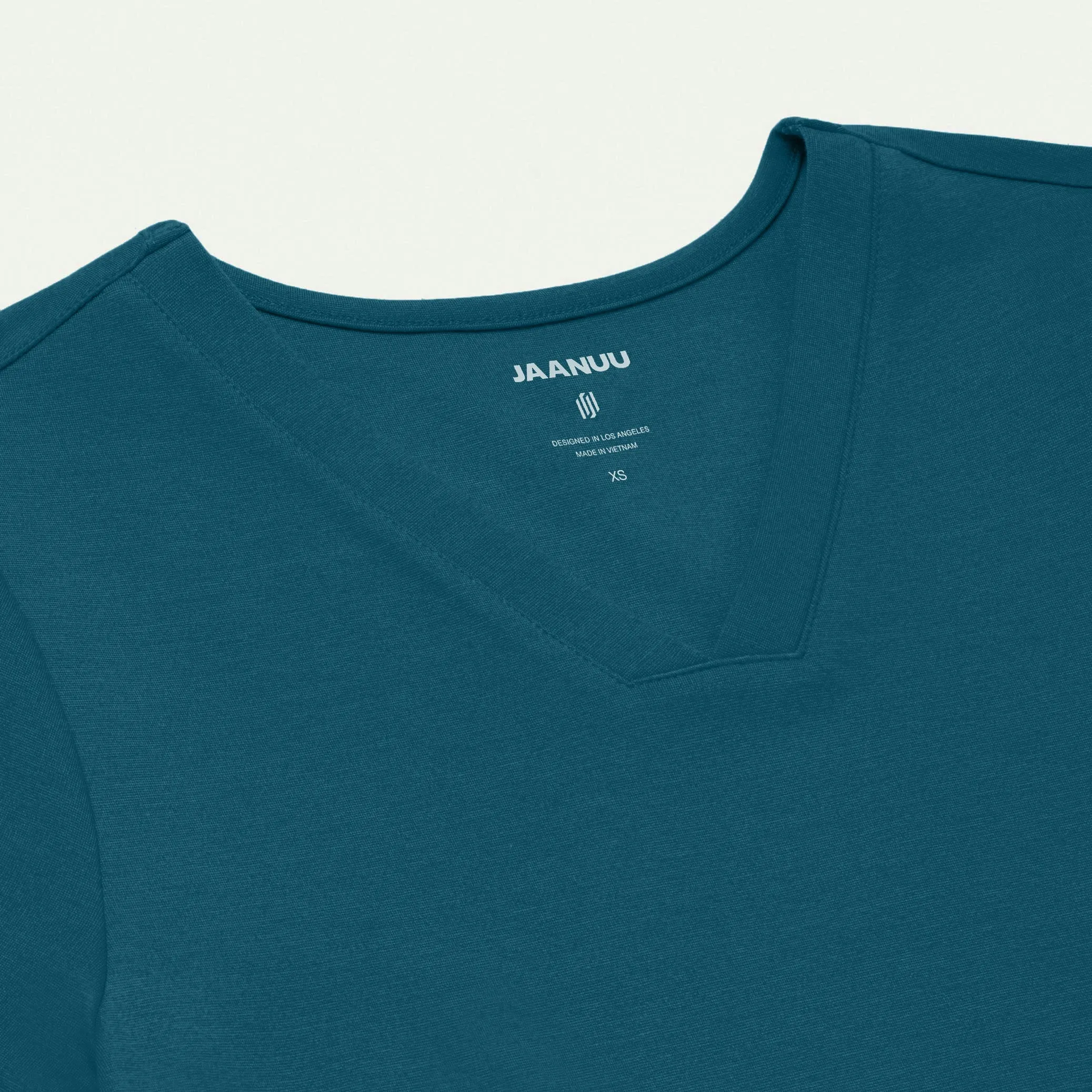 Cesi Slim ULTRAsoft Scrub Top - Caribbean Blue