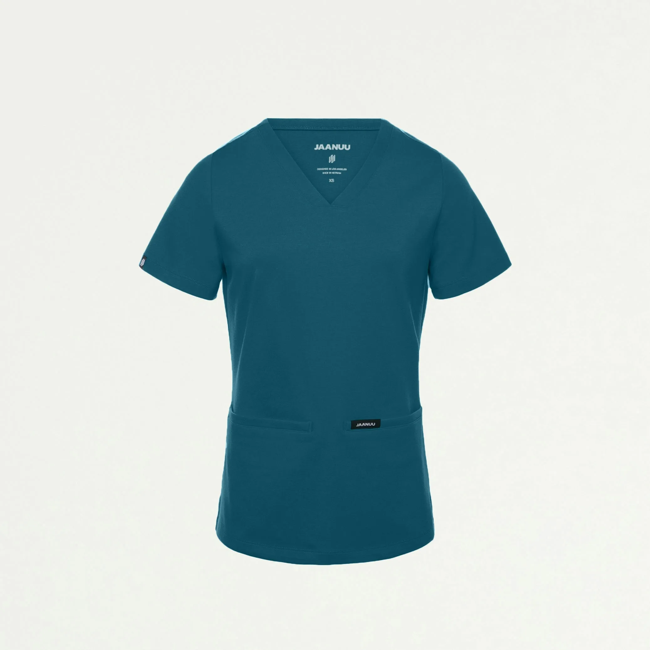 Cesi Slim ULTRAsoft Scrub Top - Caribbean Blue