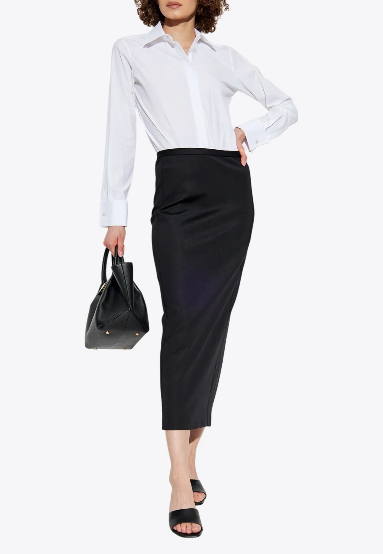 Charme Pencil Midi Skirt