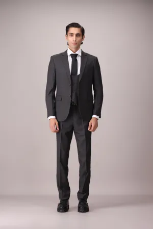 CHECK SLIM FIT 3-PCS SUIT