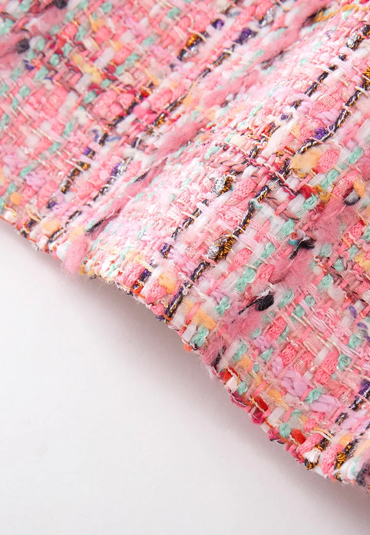 Checked A-line Skirt