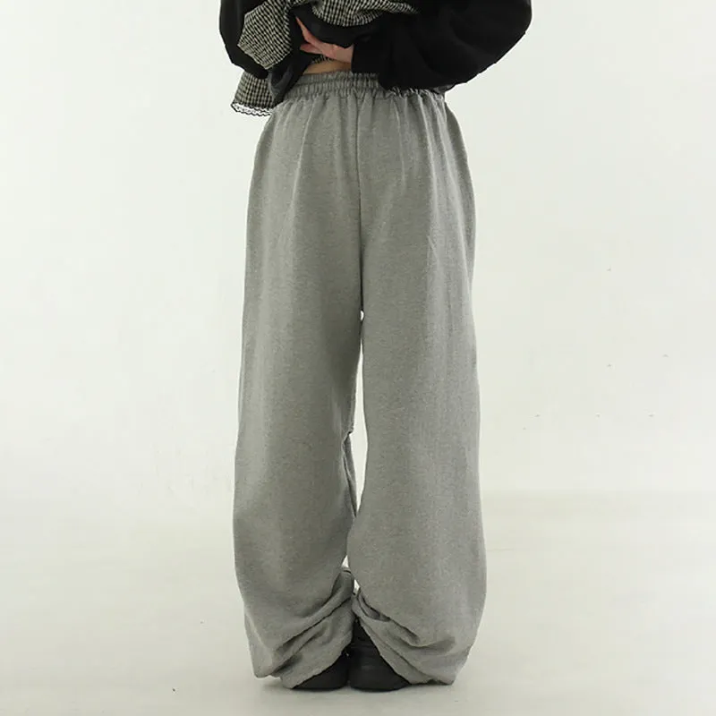Chic Bow Tie Detail Straight-Leg Pants for a Polished and Effortlessly Stylish Look