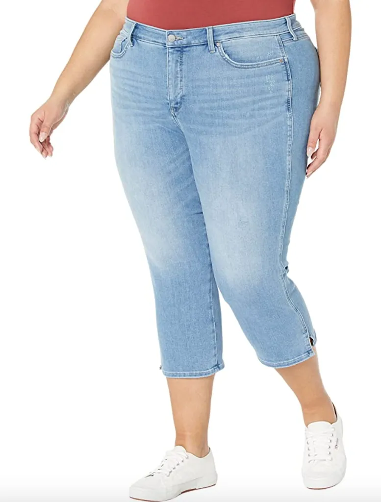 Chloe Capri Double Needle Slit - Bryce