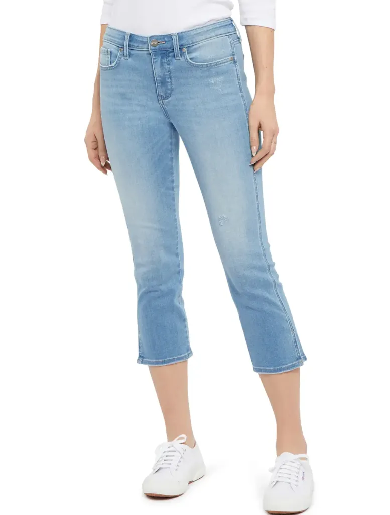 Chloe Capri Double Needle Slit - Bryce