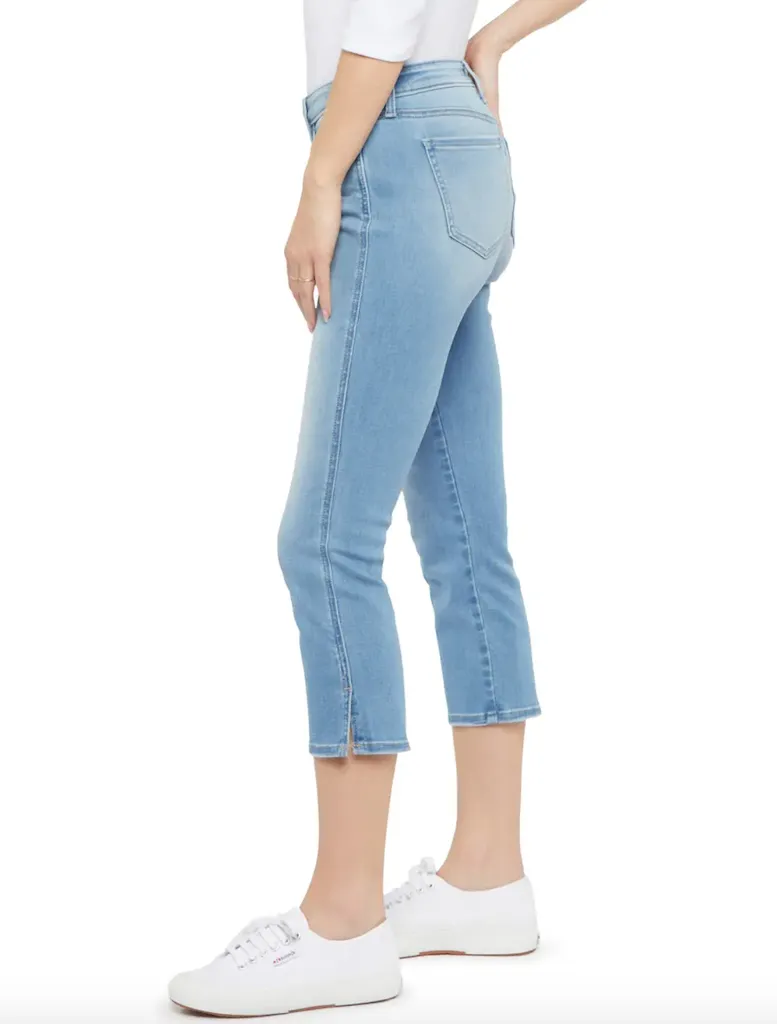 Chloe Capri Double Needle Slit - Bryce