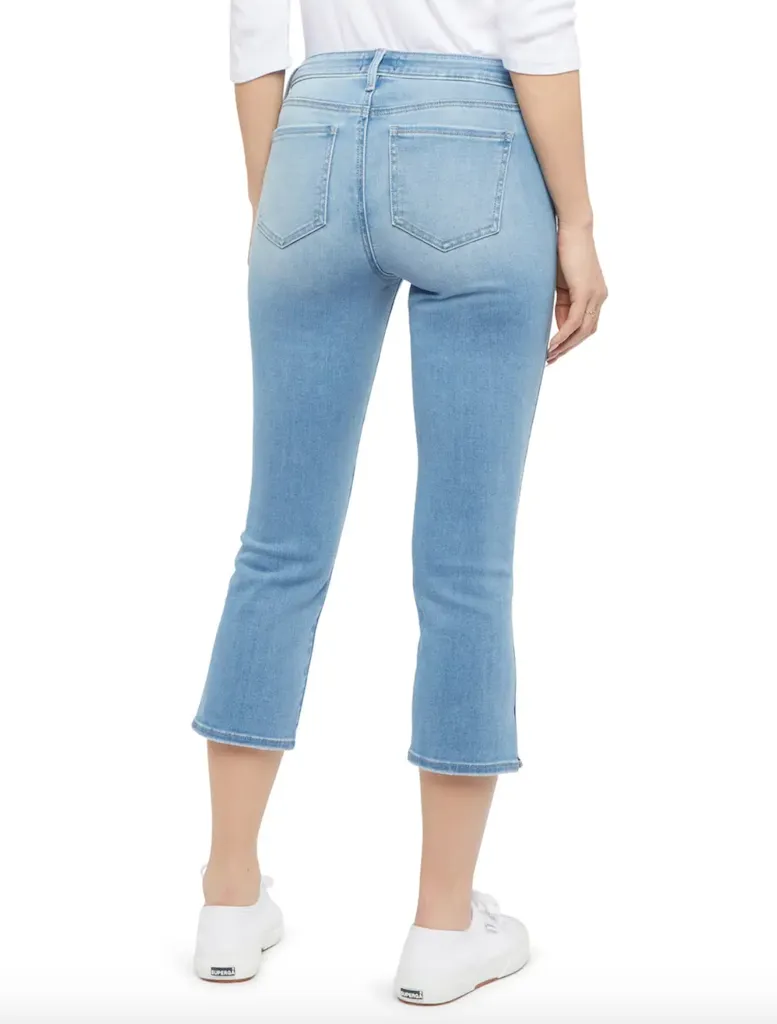 Chloe Capri Double Needle Slit - Bryce