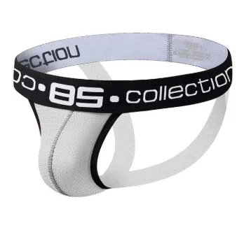 Club Jox  85 Collection Perforated Pouch White L Jockstrap