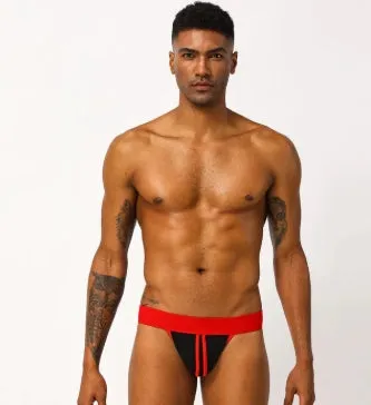 Club Jox Two Stripes Or Racing Stripes Red Jockstrap