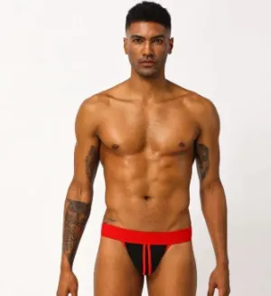 Club Jox Two Stripes Or Racing Stripes Red Jockstrap