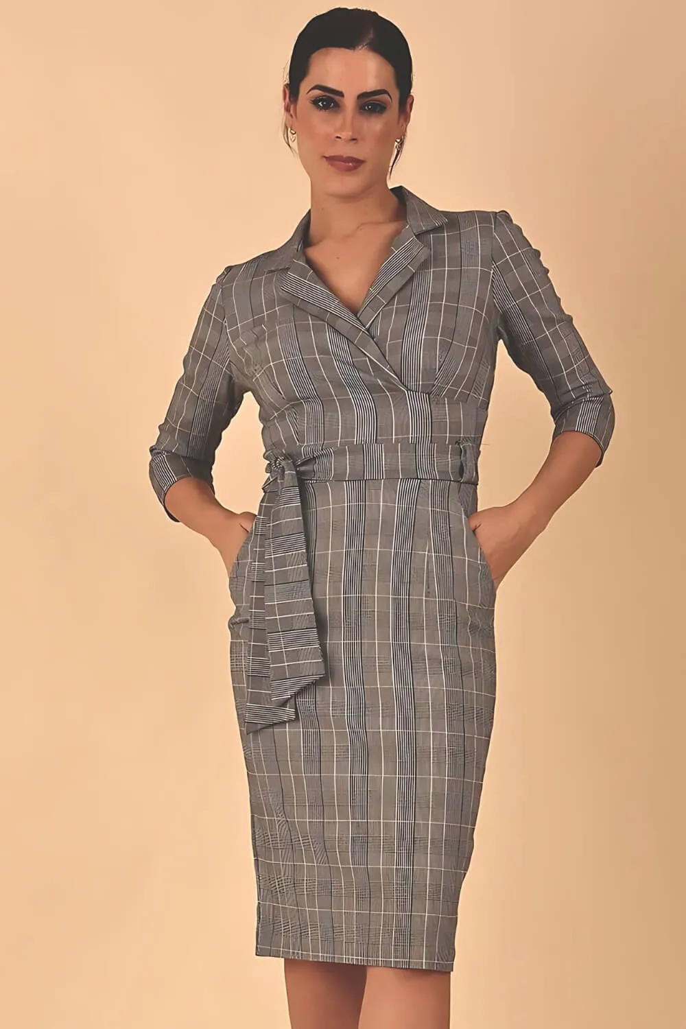 Colette Check Dress