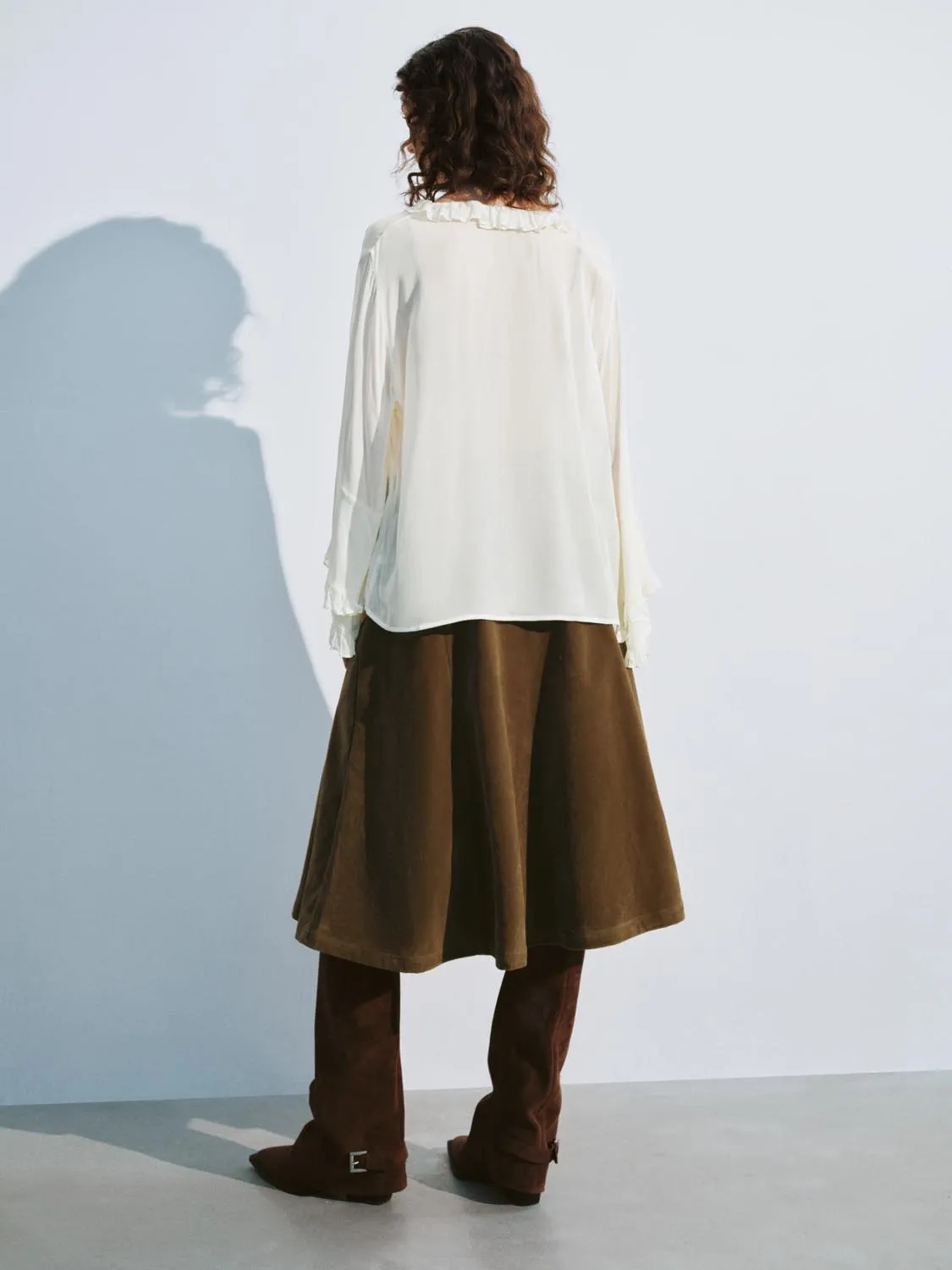 Corduroy A-Line Skirts