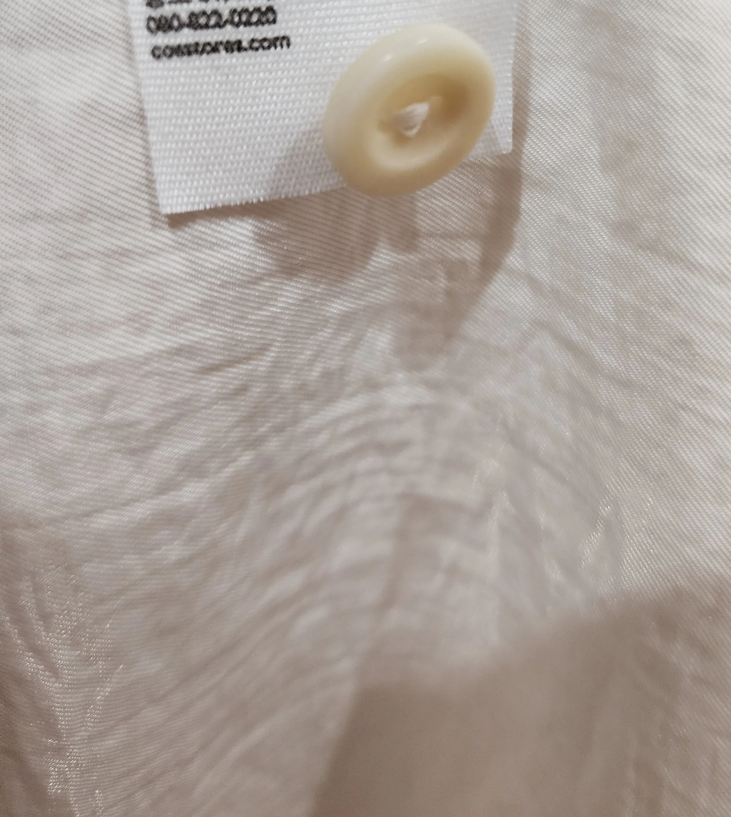 COS cream sleeveless top size 44, best fits 14-16