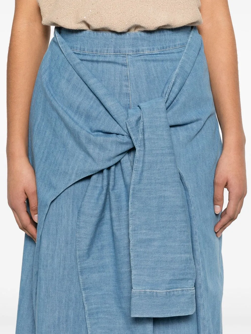 Cotton long skirt