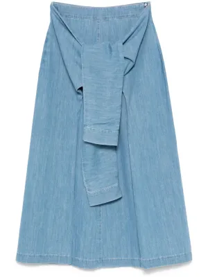 Cotton long skirt
