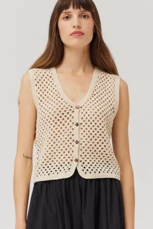 Crochet Button Up Tank