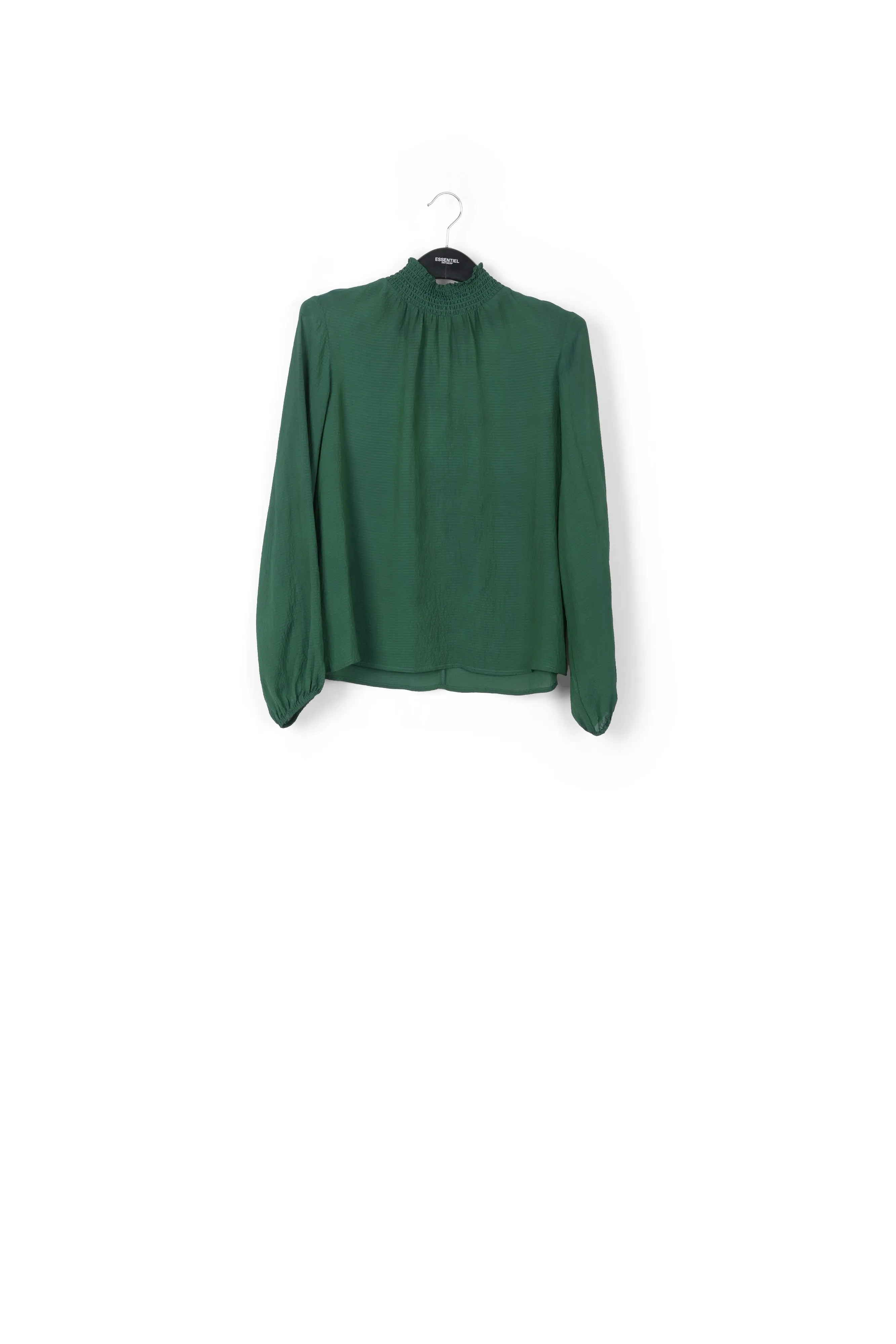 Dark green loose-fit top