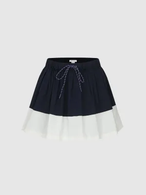 Drawstring A-Line Skirts