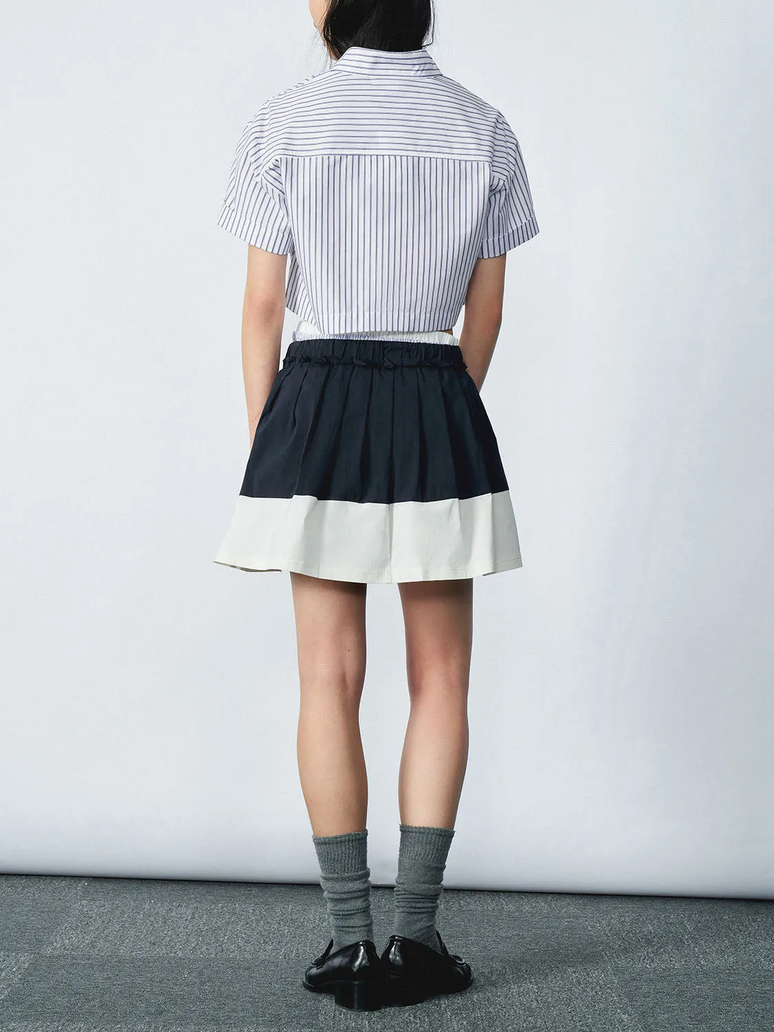 Drawstring A-Line Skirts