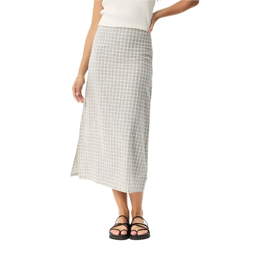 Drew Seersucker Midi Skirt - Womens