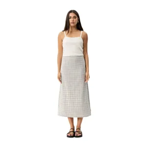 Drew Seersucker Midi Skirt - Womens