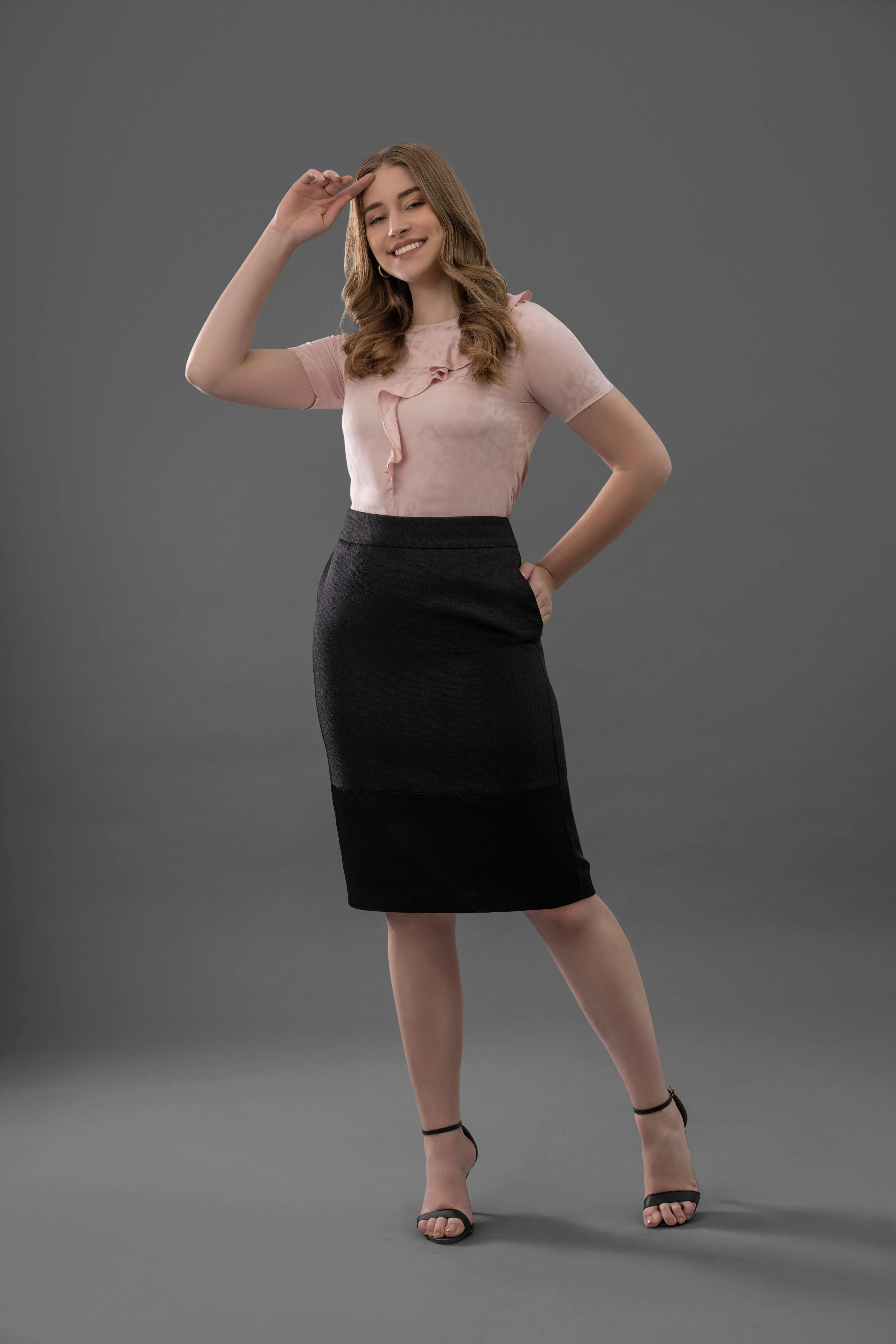 Dynamic Double Sided Zipper Pencil Skirt for Women