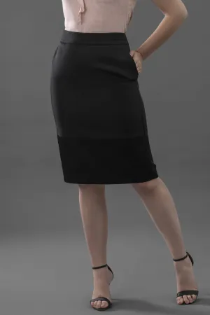 Dynamic Double Sided Zipper Pencil Skirt for Women