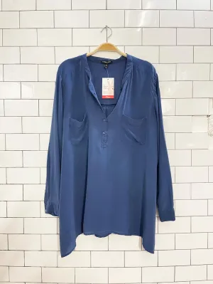 eileen fisher 100% sustainable silk blouse