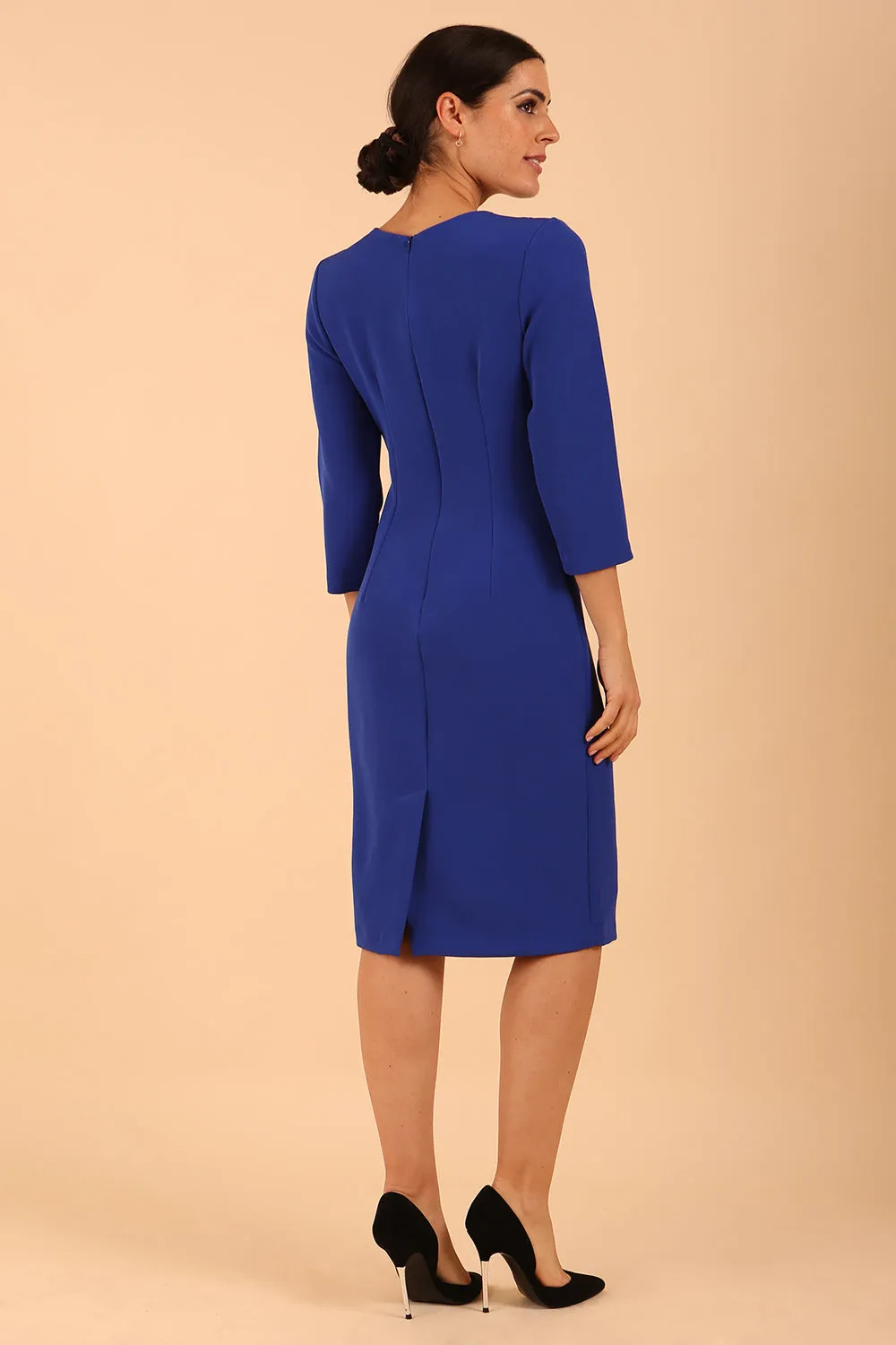 Elsinor 3/4 Sleeved Pencil Dress