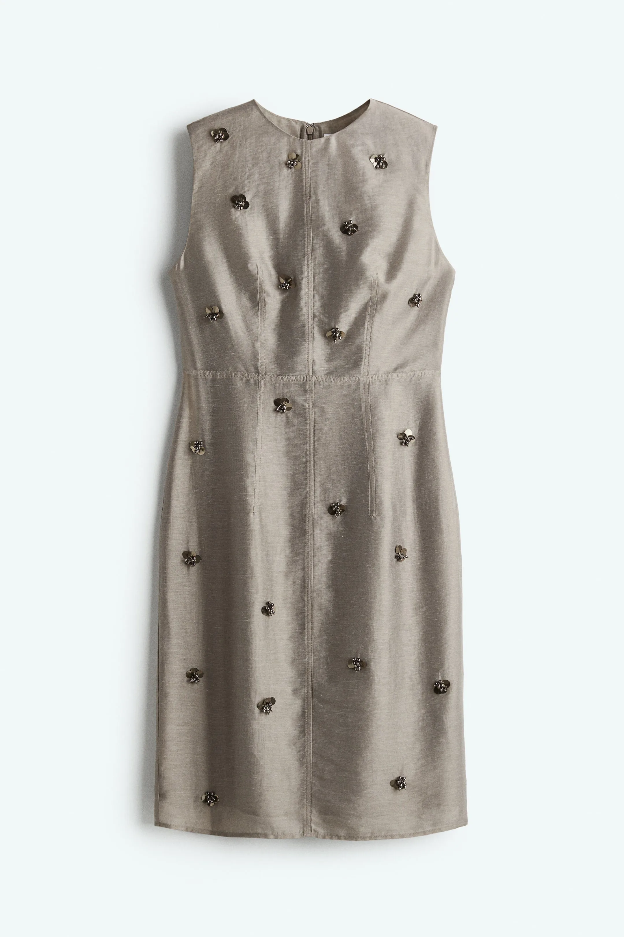 Embellished pencil dress