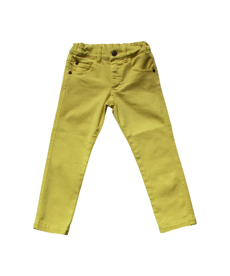 Emile et Ida Yellow Pantalon Slim Pants