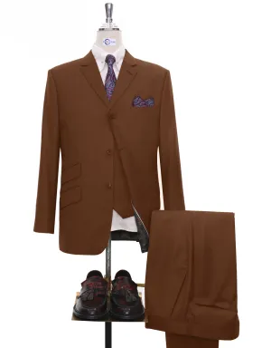 Essential Burnt Orange 3 Piece Suit
