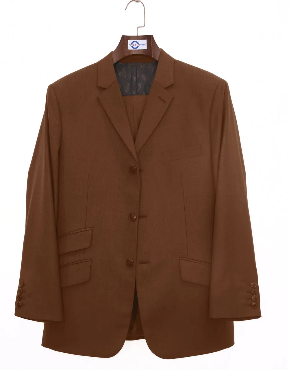 Essential Burnt Orange 3 Piece Suit