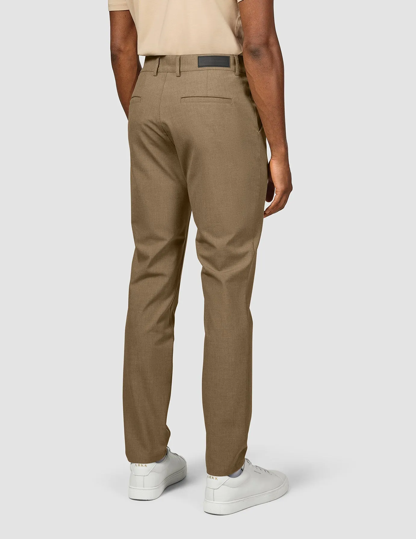 Essential Pants Slim Vintage Brown Melange