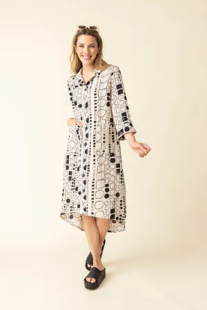 Express Travel Circle Artist Dress