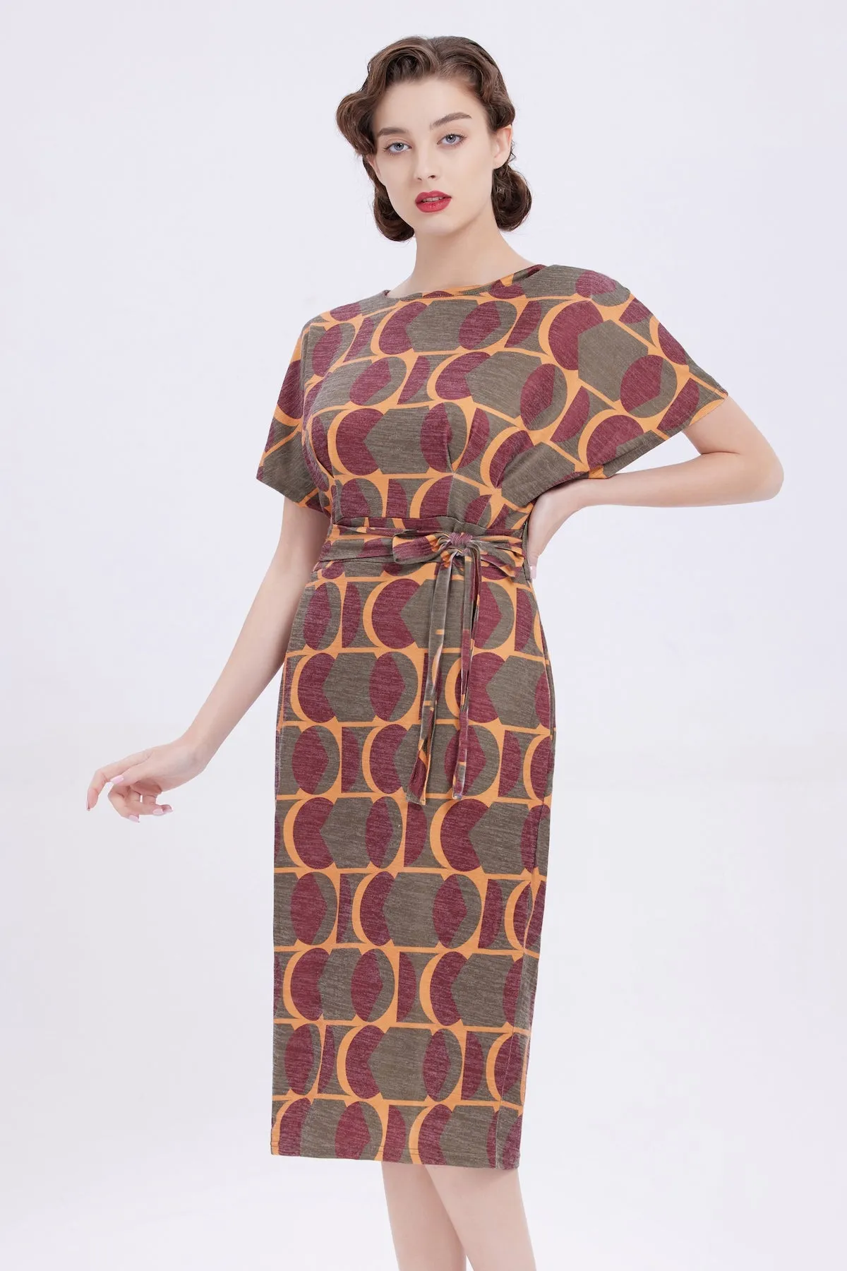 Faith in Deco Pencil Dress