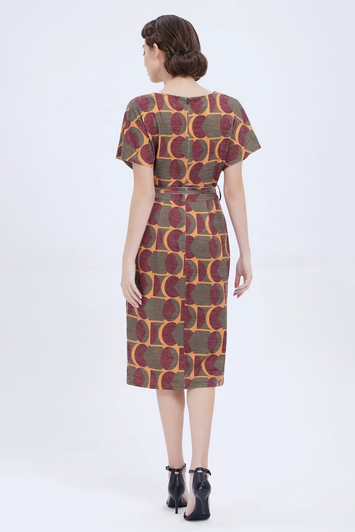 Faith in Deco Pencil Dress