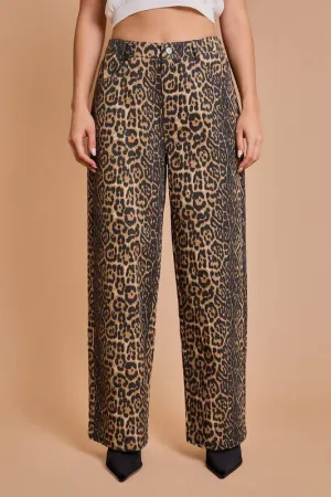 Farrah Leopard Pants
